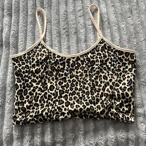 Crop top, animal print